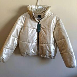 Gold Puffer Jacket